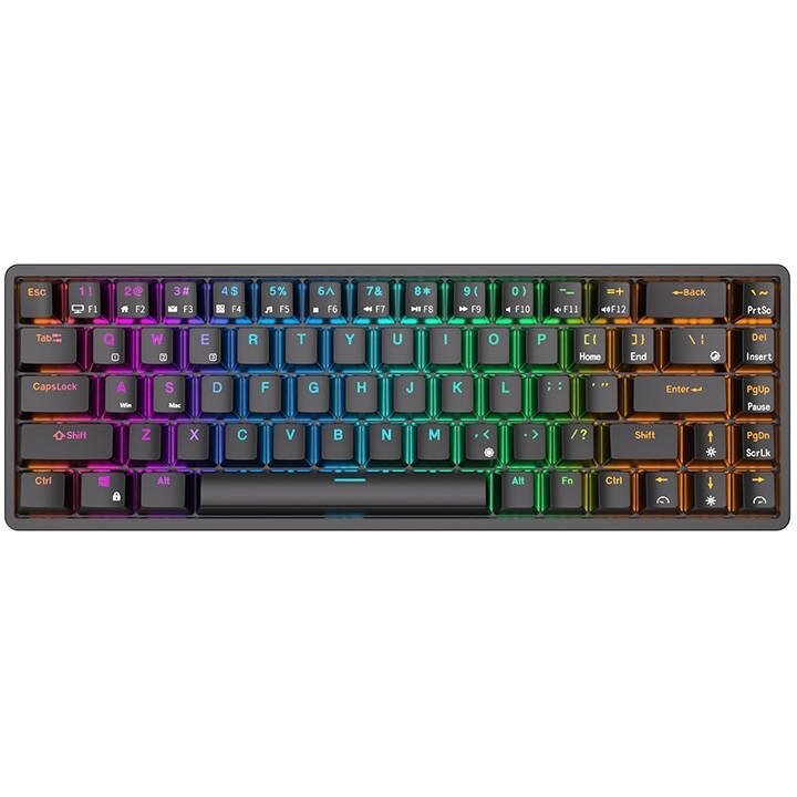 Tastatura Mecanica RK837 RGB Rosu-Negru