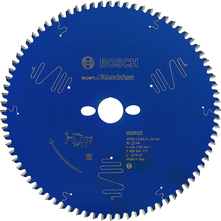 Bosch circular saw blade Expert for Aluminum, O 260mm, 80T