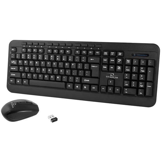 Kit Tastatura si Mouse AKRON TK109 Wireless Negru