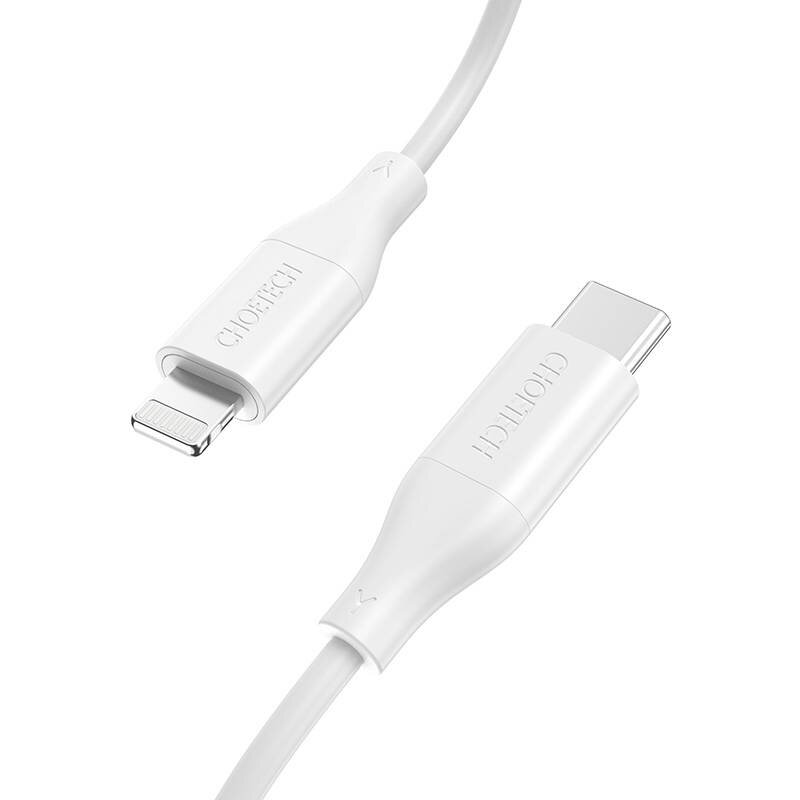 Cablu IP0040 USB-C Lightning PD18 30W 1.2M Alb