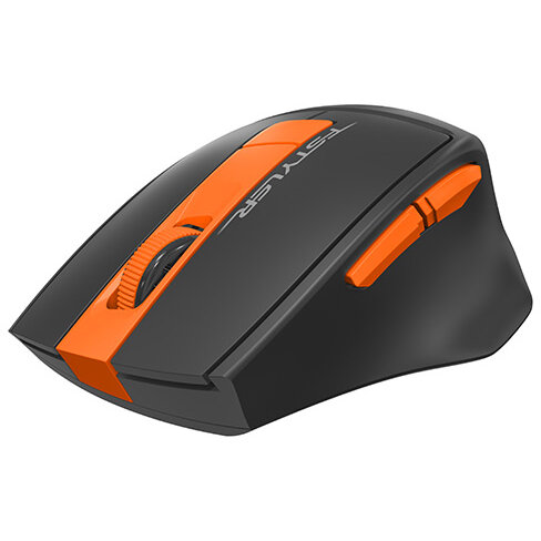 Mouse Gaming A4Tech FG30 Wireless 2.4GHz 2000DPI Negru / Portocaliu — imaginea 3