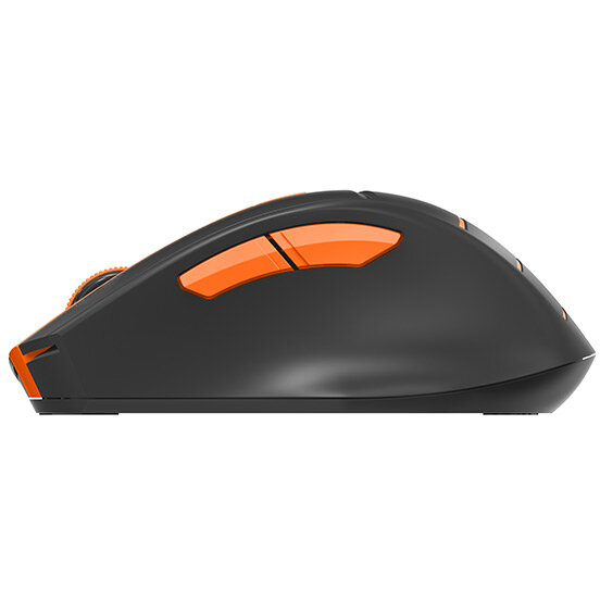 Mouse Gaming A4Tech FG30 Wireless 2.4GHz 2000DPI Negru / Portocaliu — imaginea 4