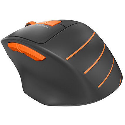 Mouse Gaming A4Tech FG30 Wireless 2.4GHz 2000DPI Negru / Portocaliu — imaginea 5