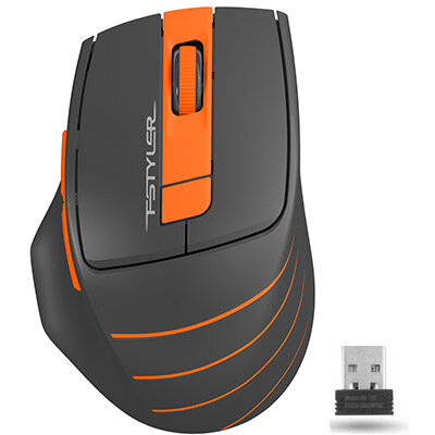 Mouse Gaming FG30 Wireless 2.4GHz 2000DPI Negru / Portocaliu