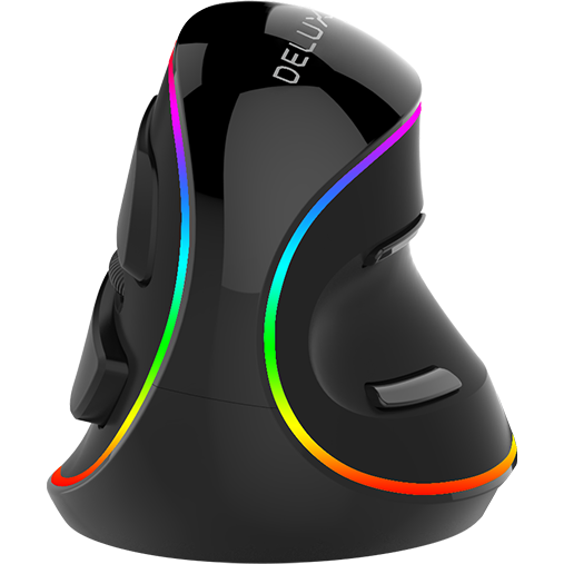 Mouse Vertical M618Plus 4000DPI RGB Negru