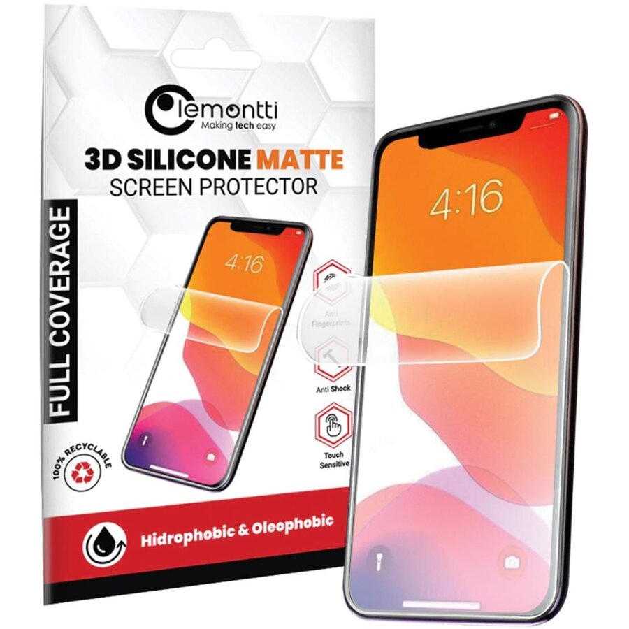 Folie protecție Lemontti Silicon Matte pentru ZTE Blade V50 Design