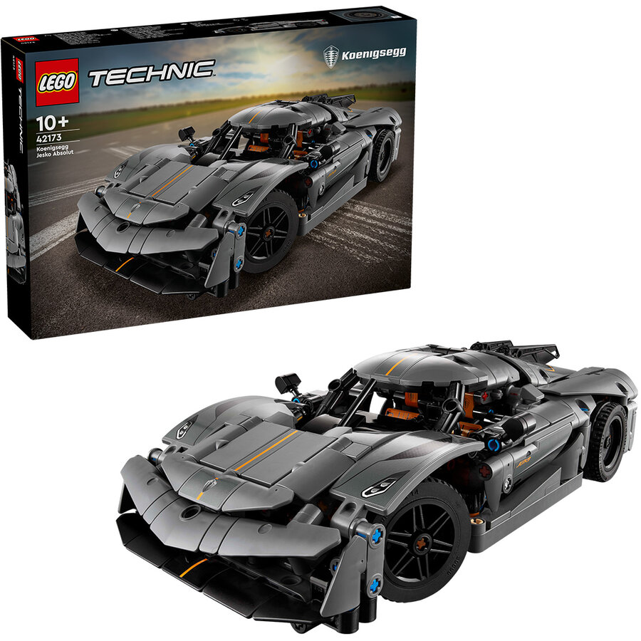 LEGO Hipermasina Koenigsegg Jesko Gri Absolut Numar piese 801 Varsta 10 + ani
