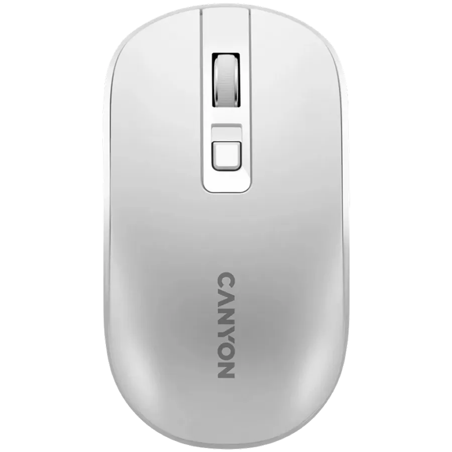 Mouse Wireless Canyon CNS-CMSW18PW_EU Silențios 1600DPI Alb Perlat