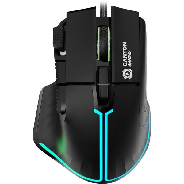 Mouse Gaming Fortnax GM-636 Iluminare RGB 9 Butoane Negru