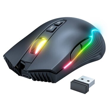 Mouse Gaming Onikuma CW905 Wireless 3600DPI Iluminare RGB Negru — imaginea 2