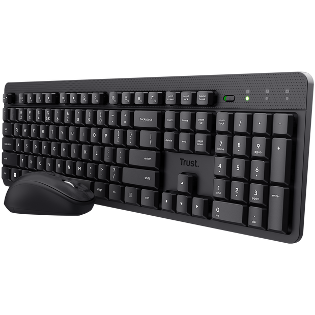 Kit Tastatura si Mouse Ody II Wireless Negru