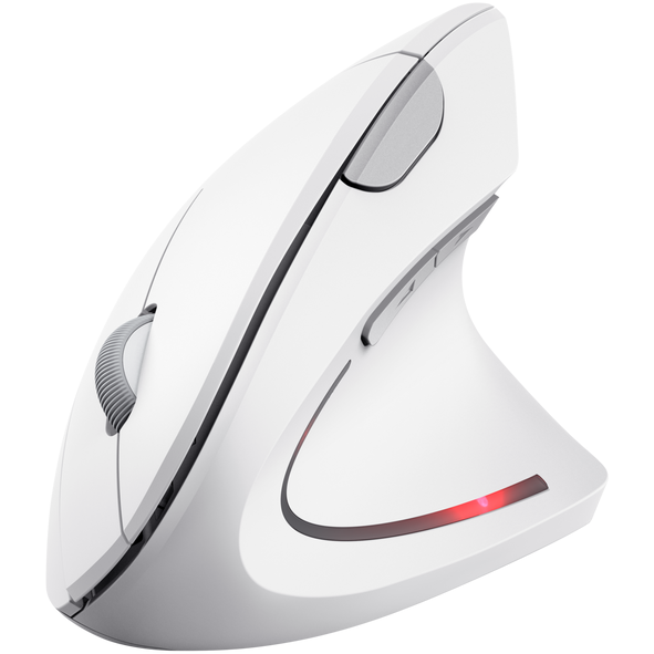 Mouse Vertical VERTO Wireless 2.4Ghz Ergonomic 1600DPI Alb