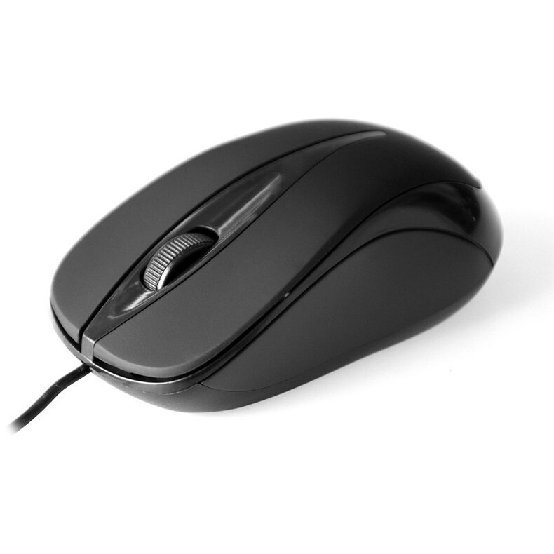 Mouse Optic MT1091K PLANO 800DPI 3 Interfata USB Negru