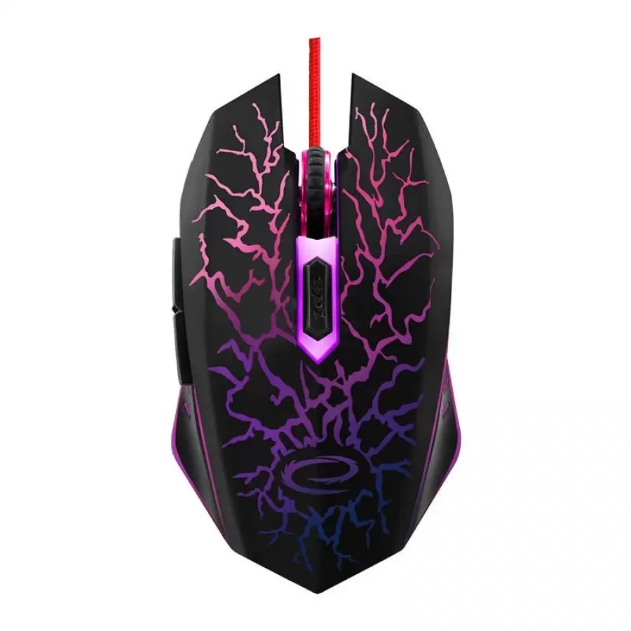 Mouse Gaming Esperanza EGM211R cu Fir 2400DPI Negru