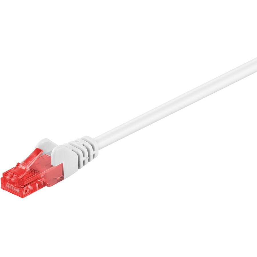 Patchcord U/UTP Cat6 15m White