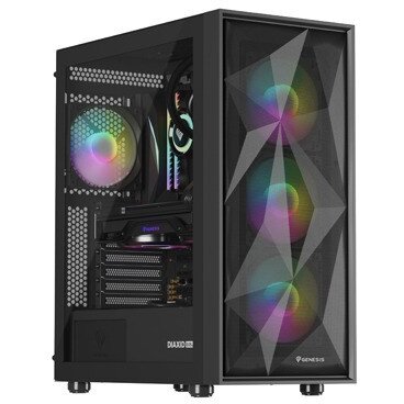 Carcasa Diaxid 605 ARGB Negru