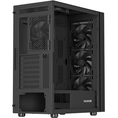 Carcasa Genesis Diaxid 605F Negru — imaginea 2
