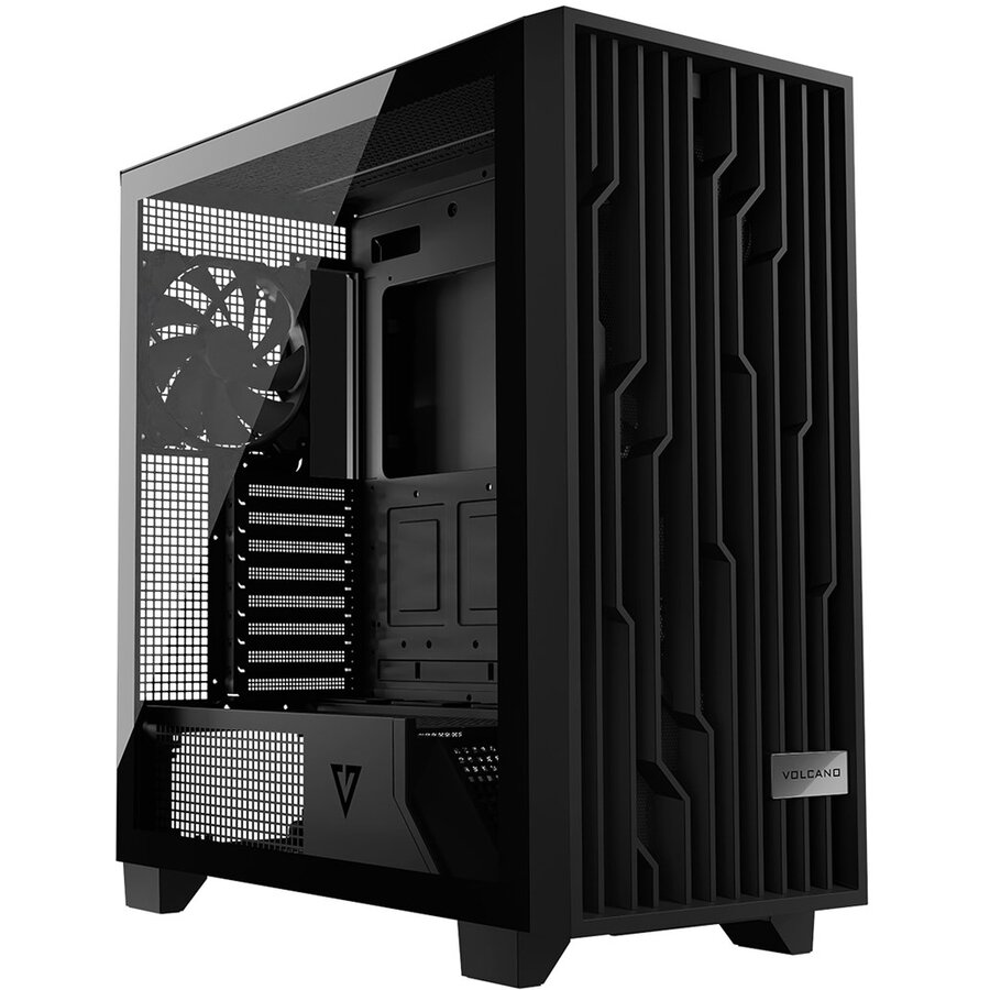 Carcasa Modecom VOLCANO PERUN APEX ARGB MIDI Negru — imaginea 2