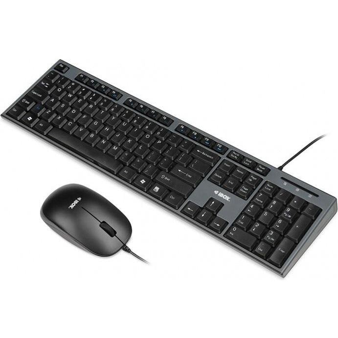 Kit Tastatura si Mouse IKMS606 Layout US English Negru