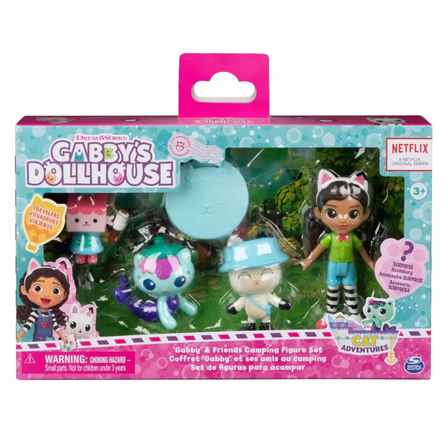 Set Figurine Spin Master Gabbys dollhouse camping