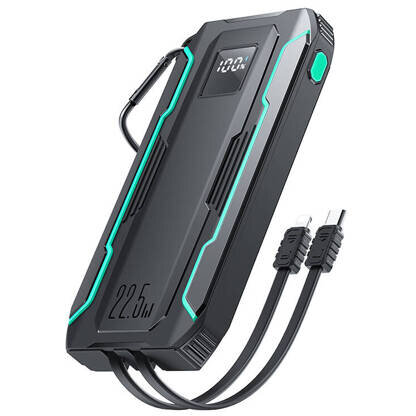 Baterie Externa JR-L017 10000mAh, 22.5W Lightning + USB-C Negru