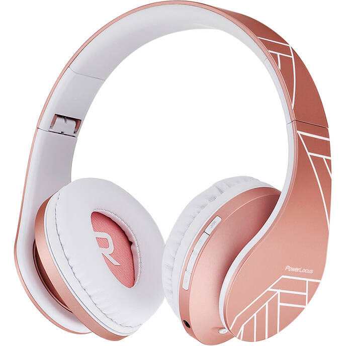 Casti P2  Wireless  Bluetooth 40mm 94db  Rose Gold