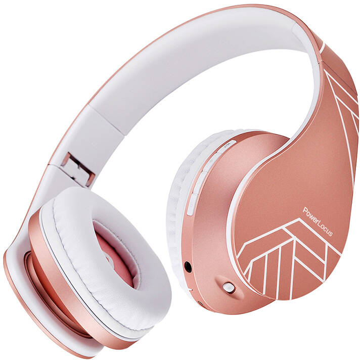 Casti P2    Wireless  Bluetooth   40mm Microfon Rose Gold