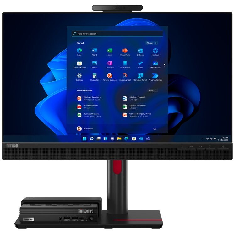 Monitor ThinkCentre TIO Flex 24v 23.8inch 1920 x 1080  Full HD LCD Negru