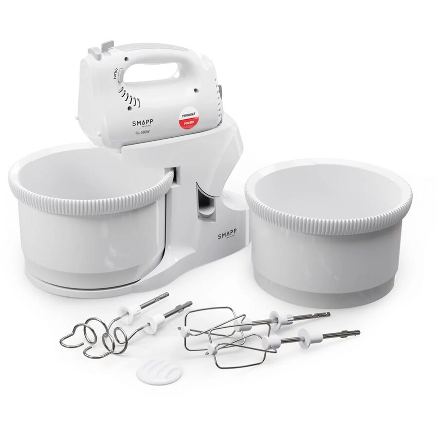 Mixer 2 Bowls 451.66 580W Alb