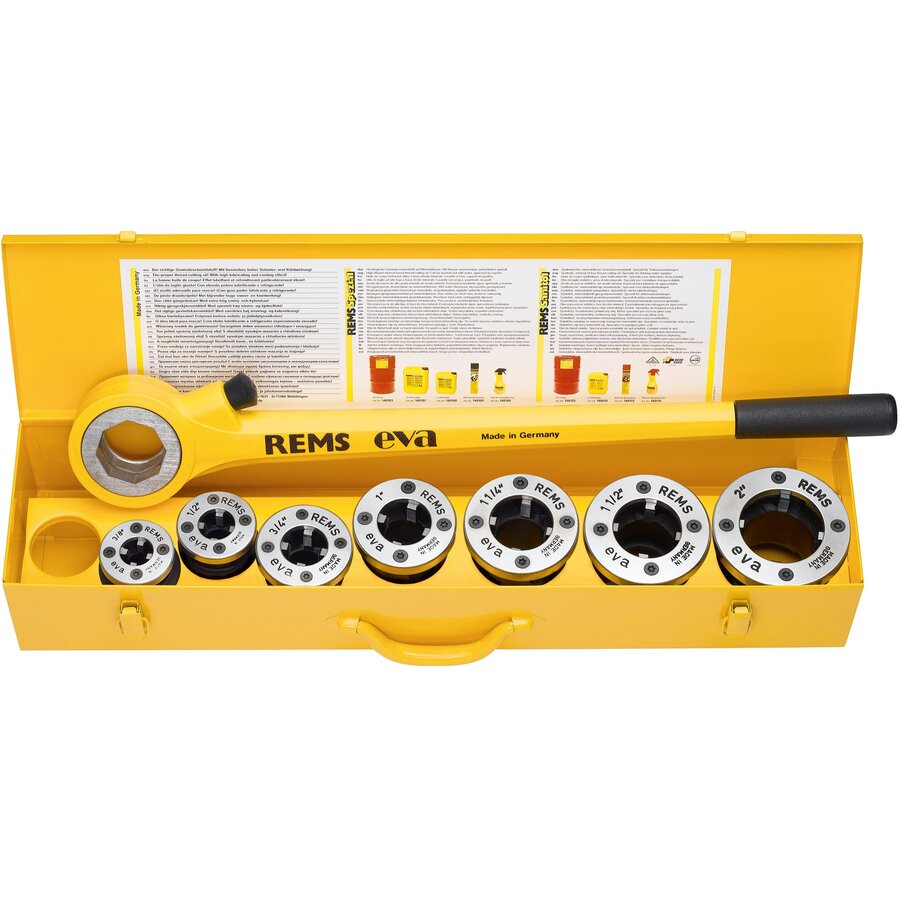 Clupa Filetat Eva Set R 1/2 - 2 R 1/2-3/4-1-1 1/4-1 1/2-2 520017