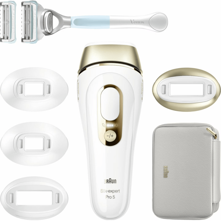 Epilator Silk-Expert Pro IPL PL5356 Alb/Auriu