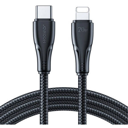 Cablu Date USB Surpass Tip C Lightning S-CL020A11 3m Negru