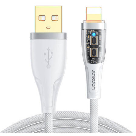 Cablu Date USB-A Lightning 2,4A 1,2m S-UL012A3 Alb