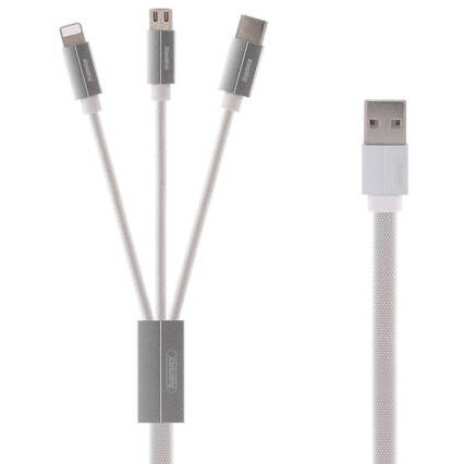 Cablu Date USB 3in1 Kerolla 1m Alb