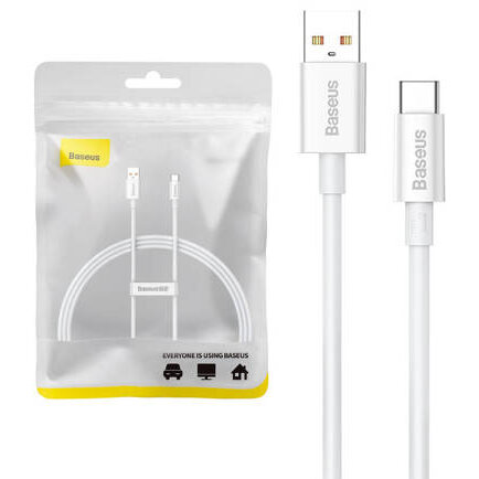 Cablu Date USB la USB-C Superior 100W 1m Alb