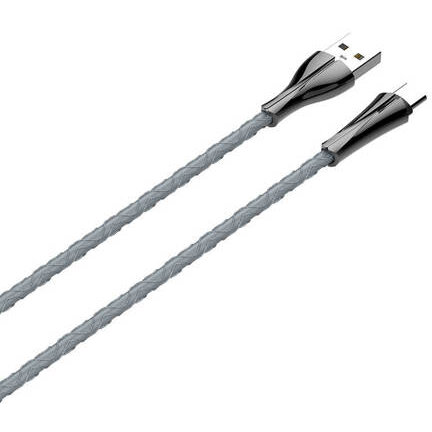 Cablu Date LS462 LED 2m USB-C Gri