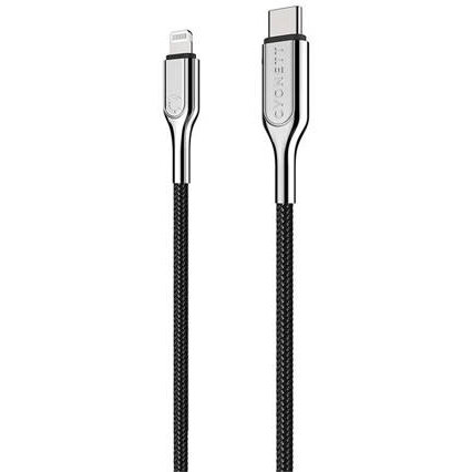 Cablu Date USB-C - Lightning Armoured 30W 2m Negru