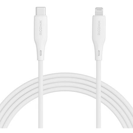 Cablu Date USB-C to Lightning  RLS004CLW 1.2m Alb