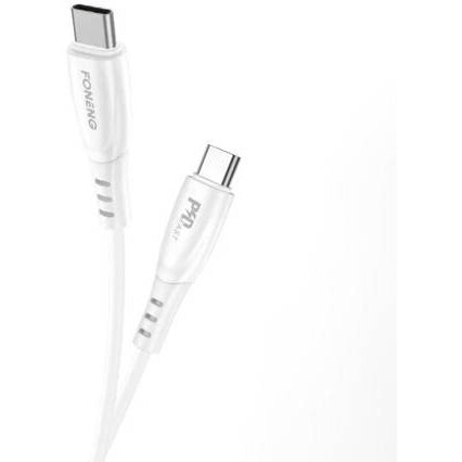 Cablu Date USB-C - USB-C X73 60W 1m Alb