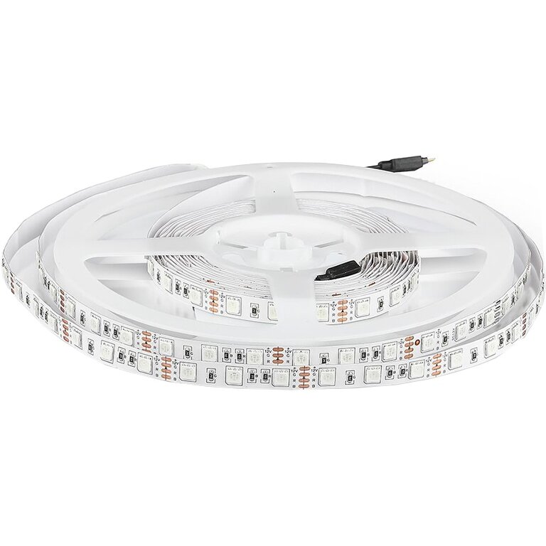 Banda Led SMD5050 60Led/M Rgb IP20 5M Alb