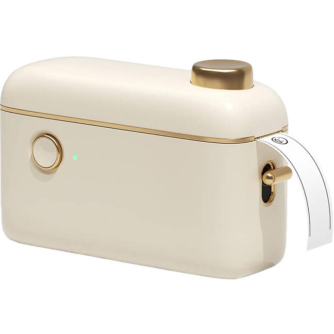 Imprimanta Portabila H1S Wireless   Eticheta 1000mAh 203DPI Crem