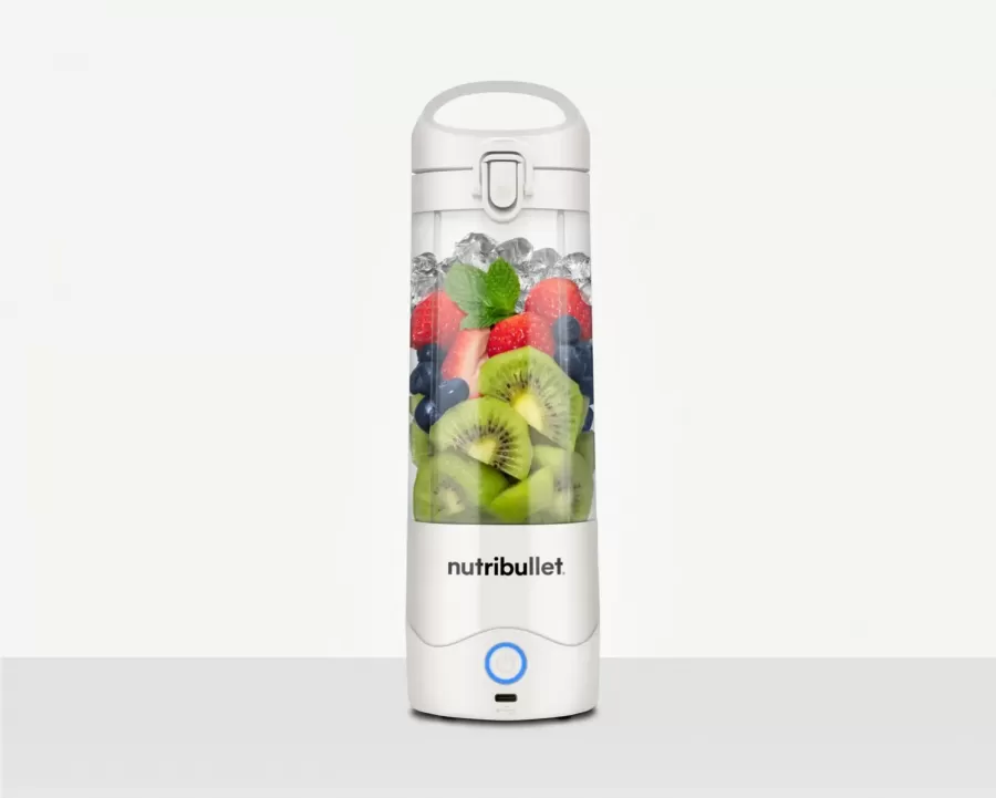 Blender Portabil nutribullet NBP003W 475ML Capac cu Mâner Cablu USB-C Alb — imaginea 3