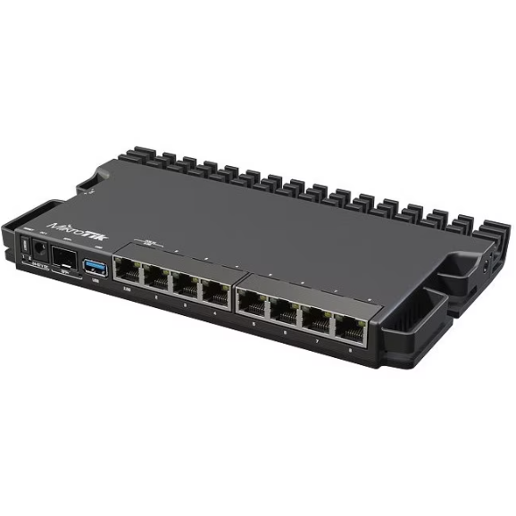 Router MikroTik RB5009UG+S+IN Compact RouterOS USB 3.0 24V DC 20W Negru — imaginea 3