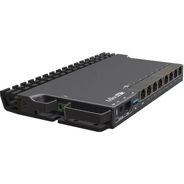 Router MikroTik RB5009UG+S+IN Compact RouterOS USB 3.0 24V DC 20W Negru — imaginea 4