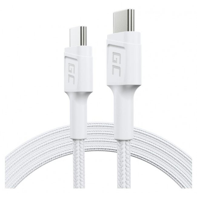 Cablu Date USB Type C 30cm PD 60W Quick Charge 3.0 Alb