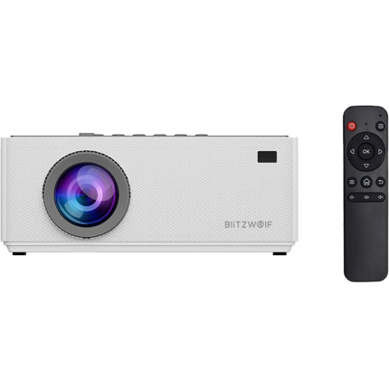 Videoproiector BW-V8 4K  Android OS 1920x1080p 4:3 / 16:9 WiFi Bluetooth 4.2 70W  Alb