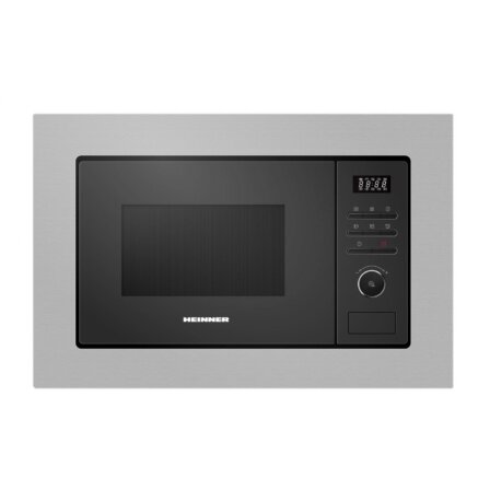 Cuptor cu Microunde Incorporabil HMW-MD20BISS 20L 800W 5 Trepte de Putere Timer Display LED Child Lock Inox