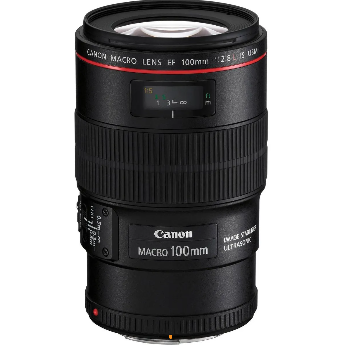 Obiectiv EF100mmf/2.8L IS USM Autofocus Full Frame Negru