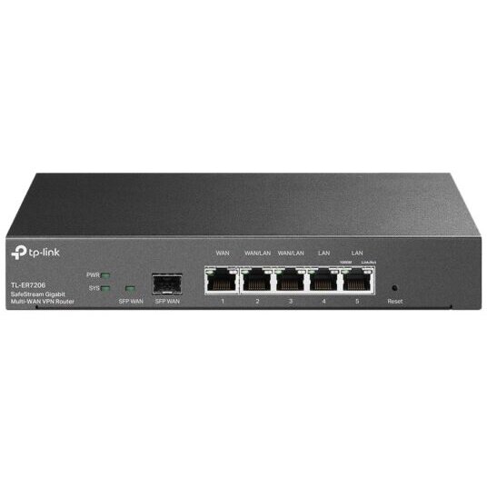 Router ER7206 Gigabit  1x WAN + 2x LAN + 2x WAN/LAN + 1x Gigabit SFP  Negru