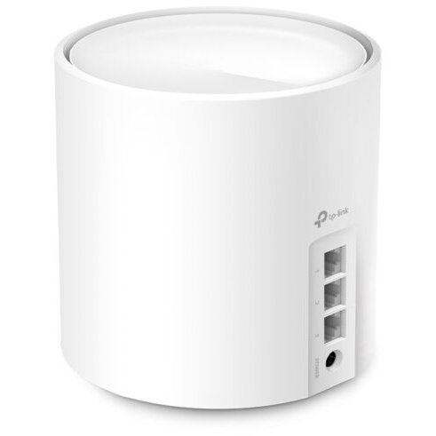 Router Wireless x2 buc  Deco X50 MESH AX3000 3000Mbps  LAN WAN  2.4GHz 5GHz WiFI 6  Alb